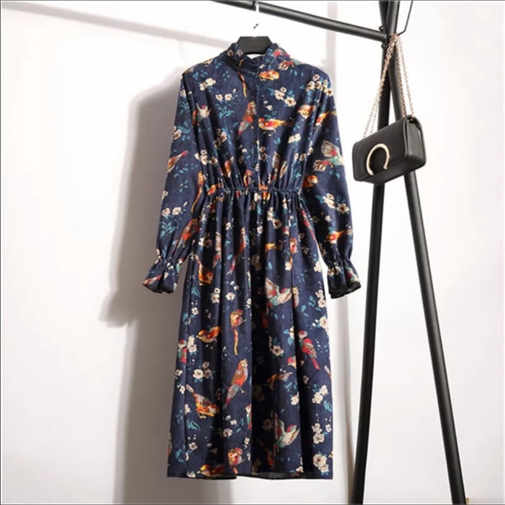 Corduroy Midi Dress
